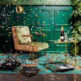Retro armchair green - aunt betty - Kare Design