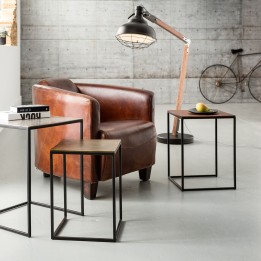 Vintage armchair in brown leather - Cigar Lounge - Kare Design