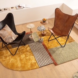 Retro rug in warm colors - Seventy - Kare Design