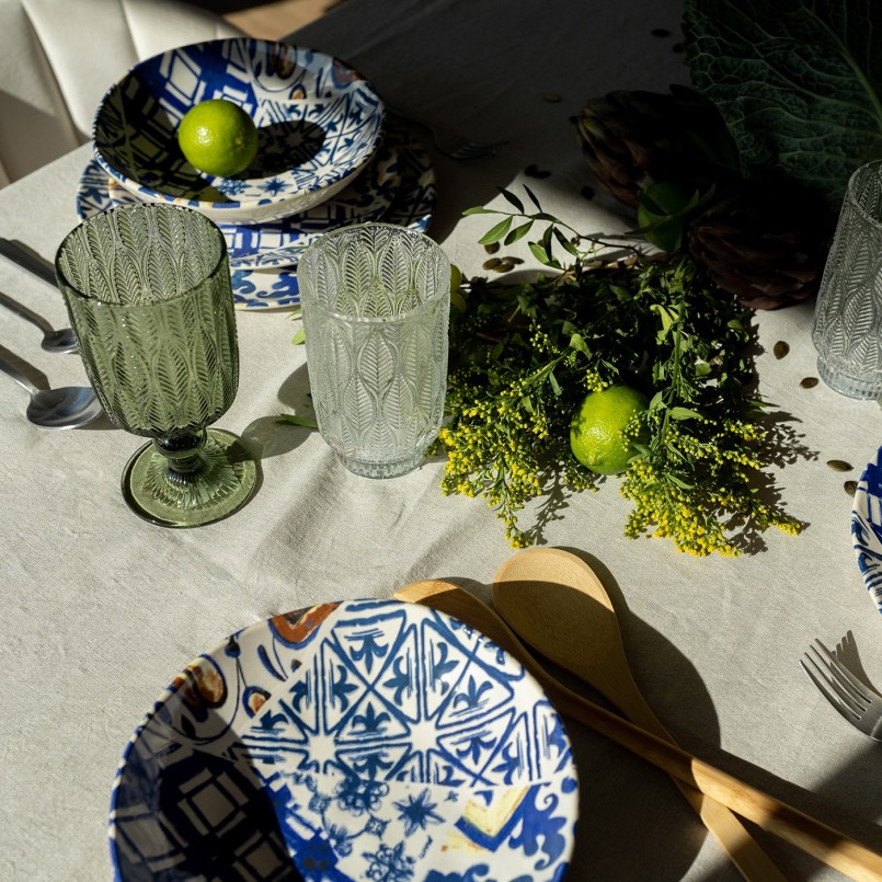 Clear glass water glasses - Fogli -Kare Design