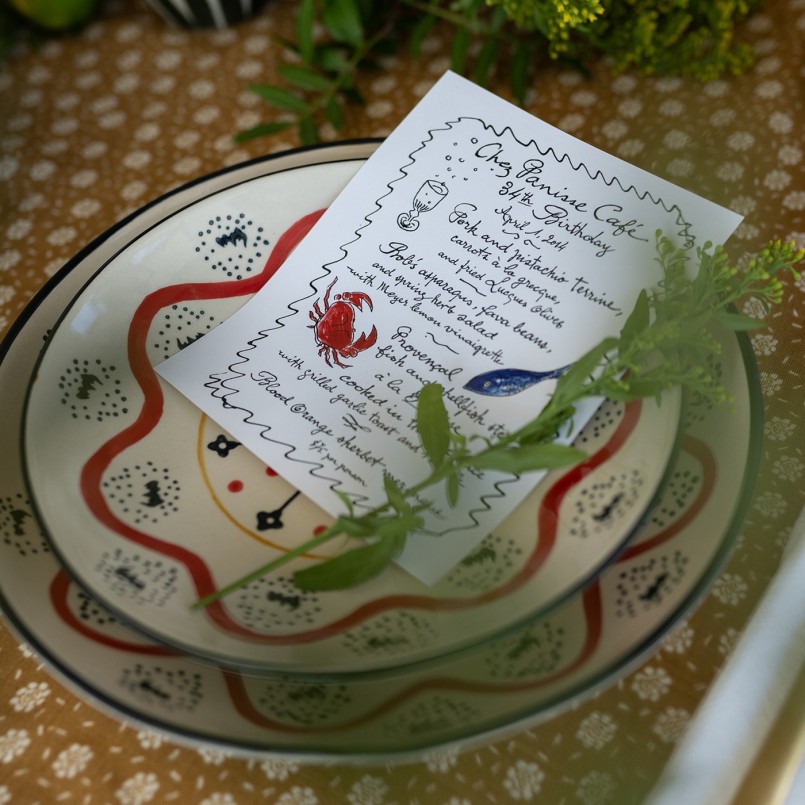 Assiette à motifs multicolores - Los Cabos - Kare Design