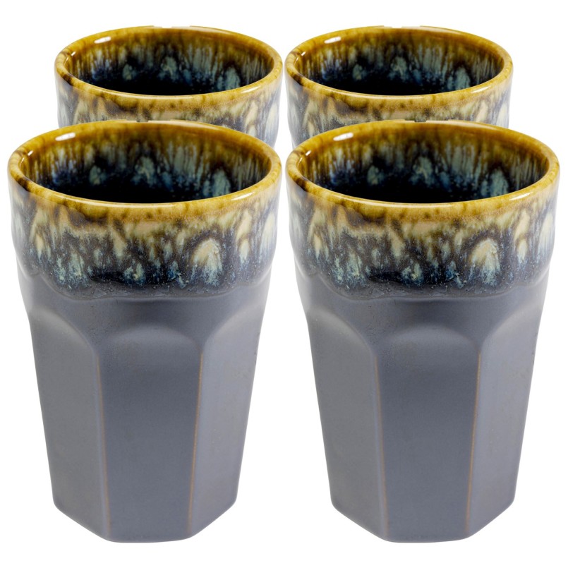 Blue stoneware cups - Lio - Kare Design