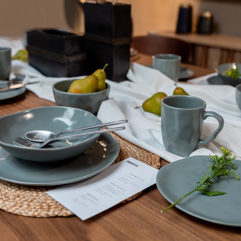 Sage matte ceramic bowls - Organic - Kare Design