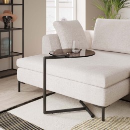 Table d'appoint moderne noire - Easy Living - Kare Design