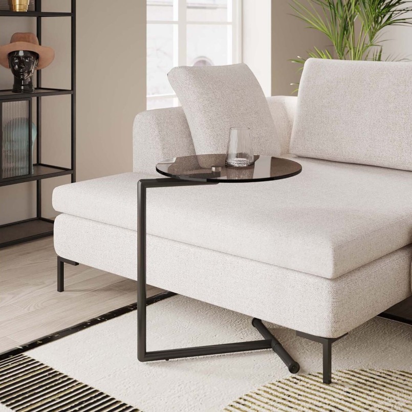 Modern black side table - Easy Living - Kare Design