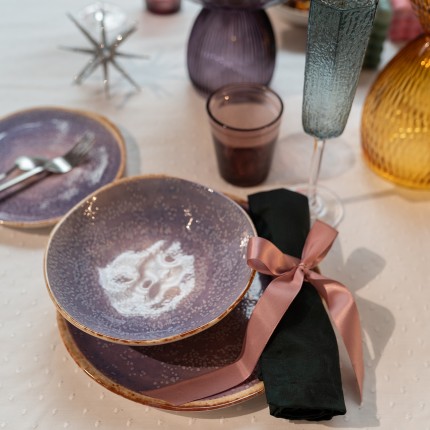 Plate Shirley Violet Ø26cm (6/set) Kare Design