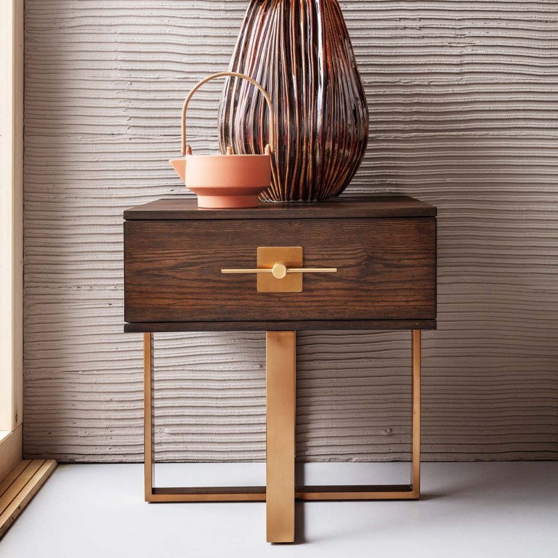 Chevet rétro en bois - Osaka - Kare Design