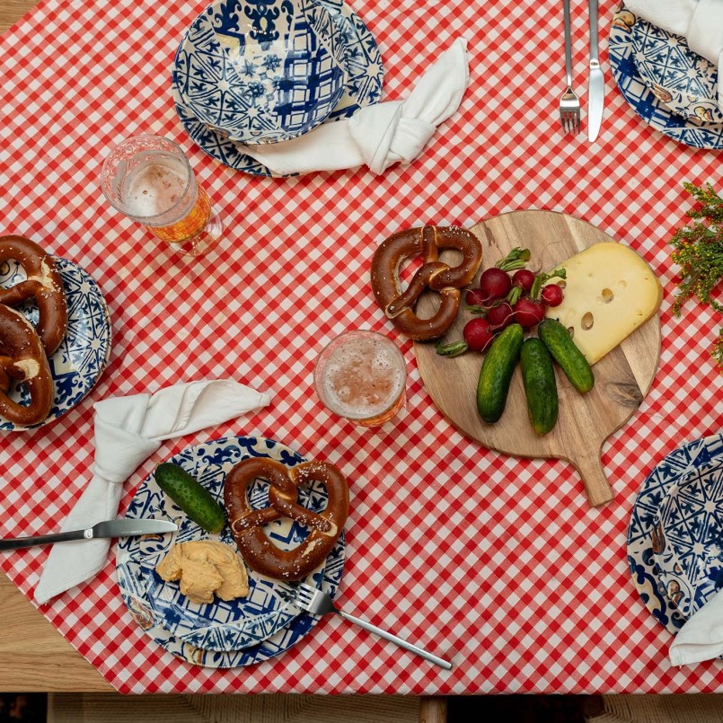 Blue and white soup plates - Fresco - Kare Design