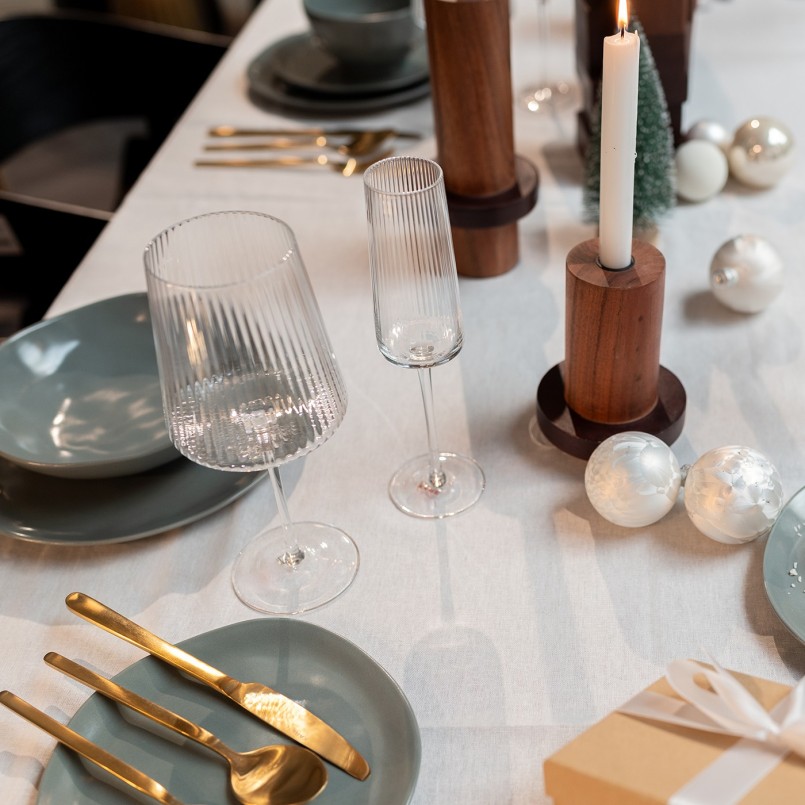 Verres à vin texturés - Riffle - Kare Design