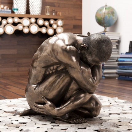 Déco Nude Man Hug bronze Kare Design