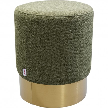 Tabouret Cherry Lina vert et laiton Kare Design