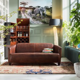 Vintage leather sofa - Cigar Lounge - Kare Design