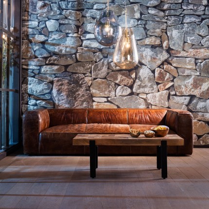 Canapé en cuir Cubetto 260cm Kare Design