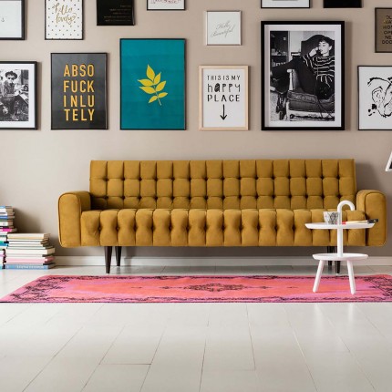 Canapé Milchbar miel 3 places Kare Design Canapé Milchbar miel 3 places Kare Design