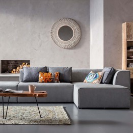 Grey contemporary corner sofa - Infinity - Kare Design