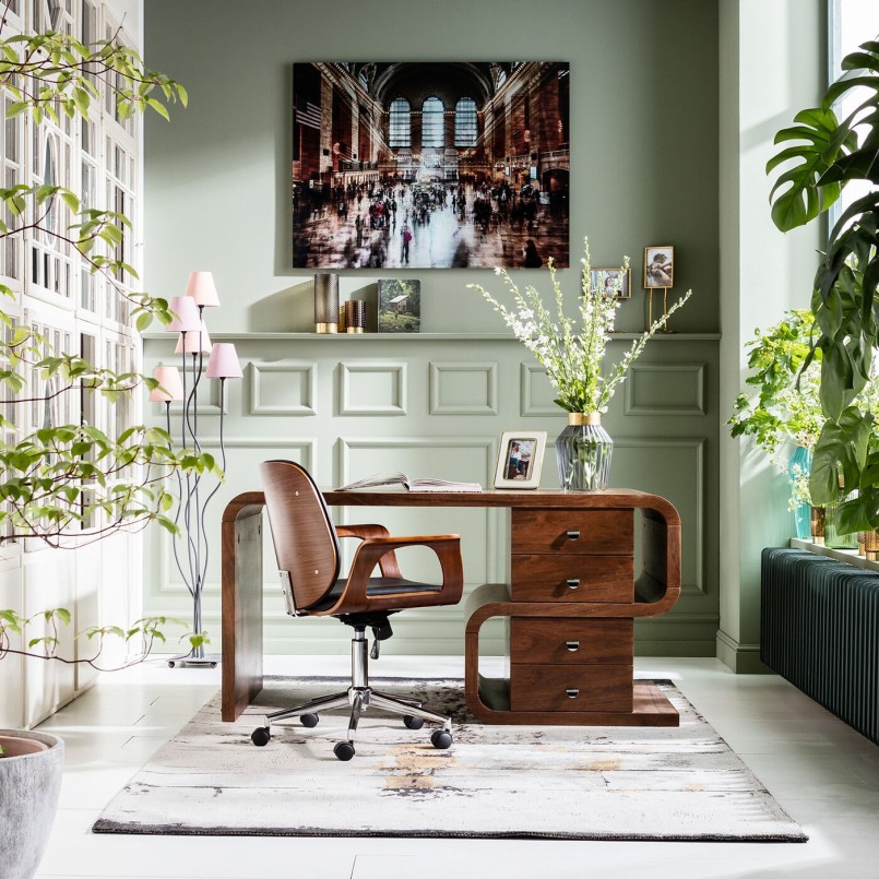Contemporary black office chair - Pattern - Kare Design
