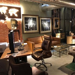Fauteuil de bureau vintage en cuir - Cigar - Kare Design