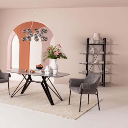 Étagère en granite gris et blanc - Okinawa - Kare Design