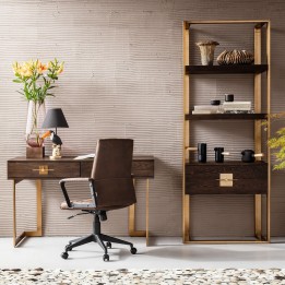 Étagère rétro en bois - Osaka - Kare Design