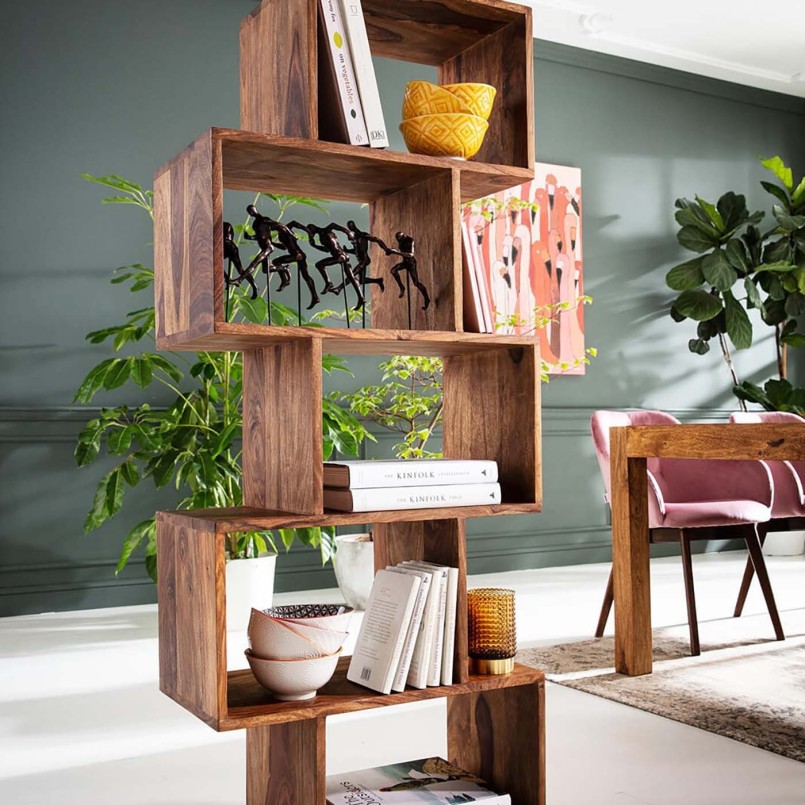 Étagère Intemporelle en Bois - Authentico Zick Zack - Kare Design