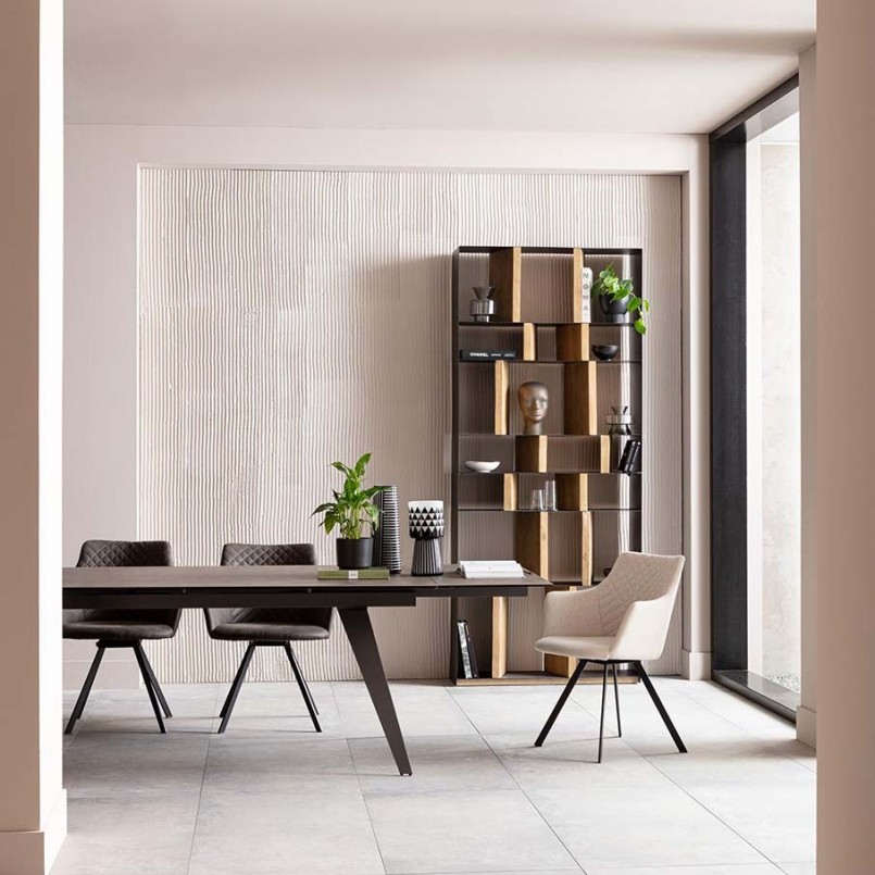 Contemporary wooden shelf - Storm - Kare Design