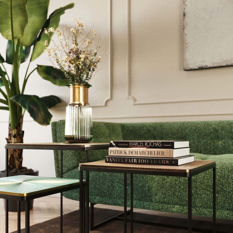 Contemporary side table - Ray - Kare Design