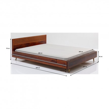 Lit Muskat 160x200cm Kare Design