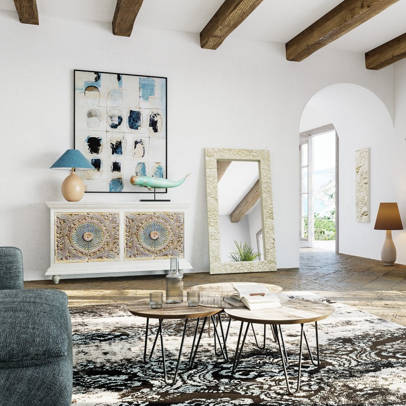 Déco baleine sur socle Kare Design