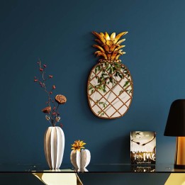 Pineapple-shaped mirror wall decoration - Kare Design
