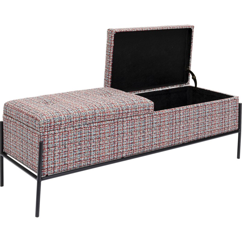 Contemporary multicoloured bench - Iceland - Kare Design