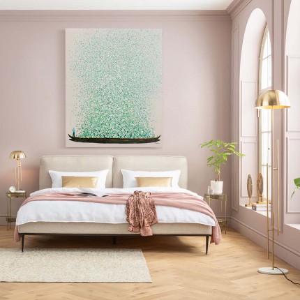 Picture Touched Flower Boat beige and green 120x160cm Kare Design