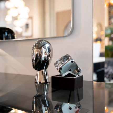 Déco visage argenté Kare Design