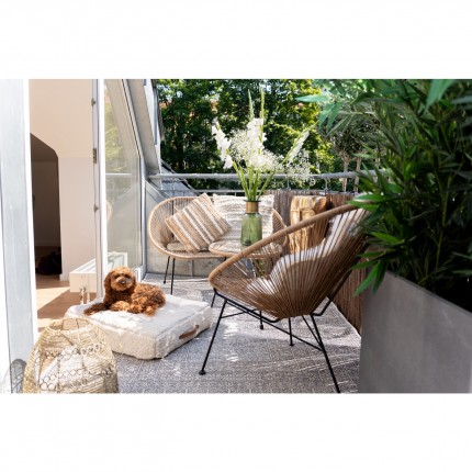 Fauteuil de jardin Spaghetti nature Kare Design