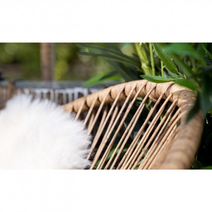 Fauteuil de jardin Spaghetti nature Kare Design