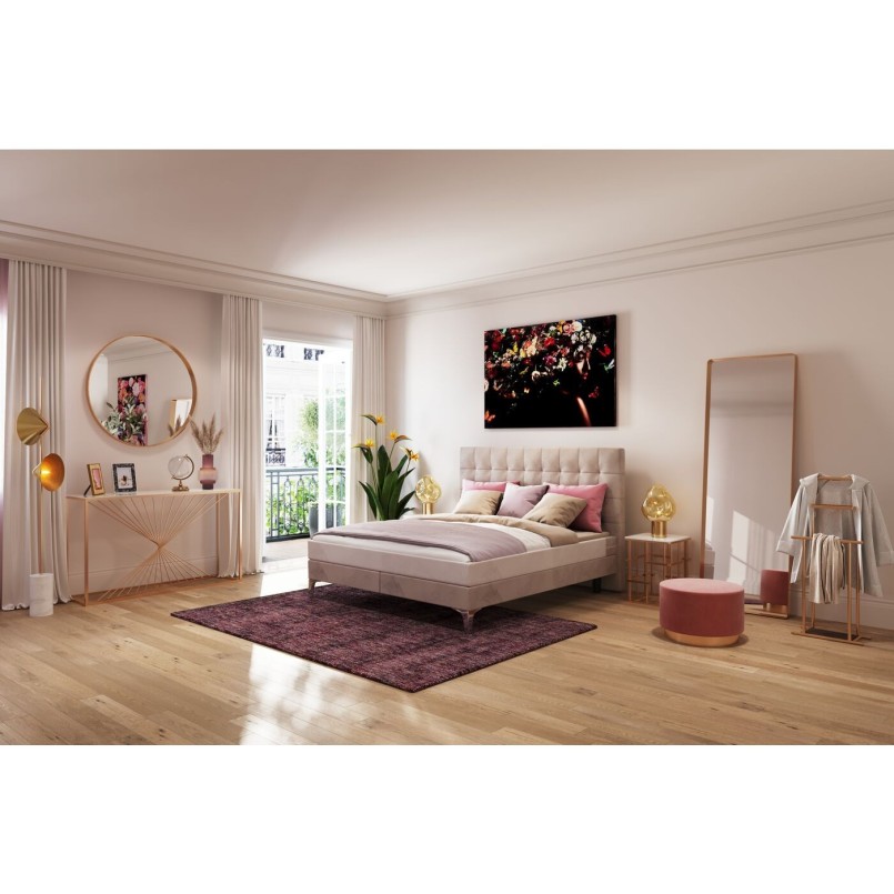 Wall Mirror Curve rectangular 200x70cm copper Kare Design