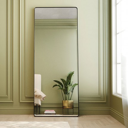 Wall Mirror Ombra Soft Black 200x80cm Kare Design
