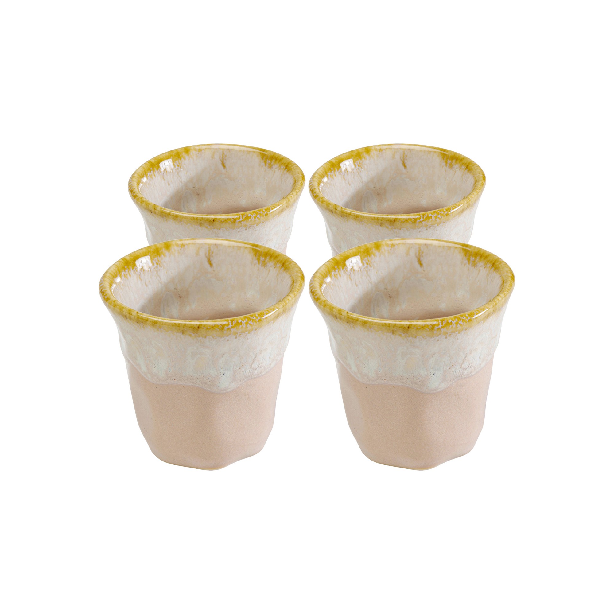 Tasses à espresso Nala roses set de 4 Kare Design