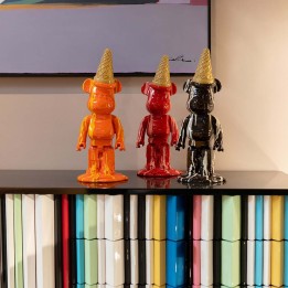 Orange ice bear decoration - Kare Design