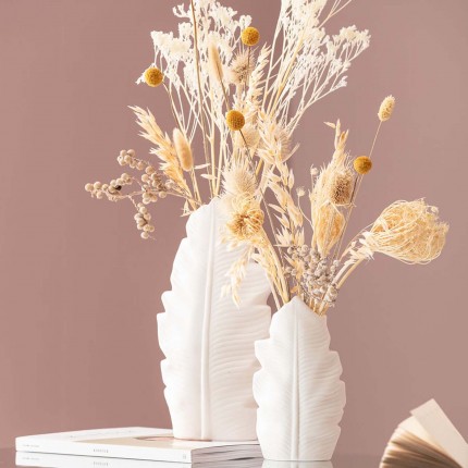 Vase Foglia blanc 29cm Kare Design