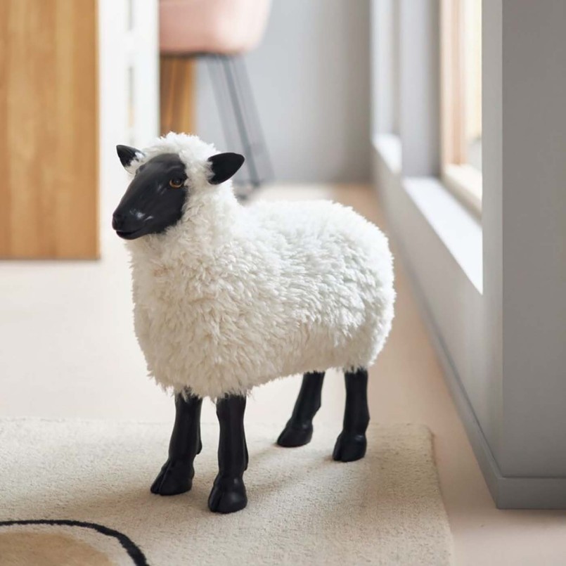 Déco mouton blanc et noir - Kare Design