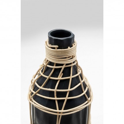 Vase Caribbean noir 42cm Kare Design