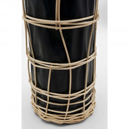 Vase Caribbean noir 42cm Kare Design