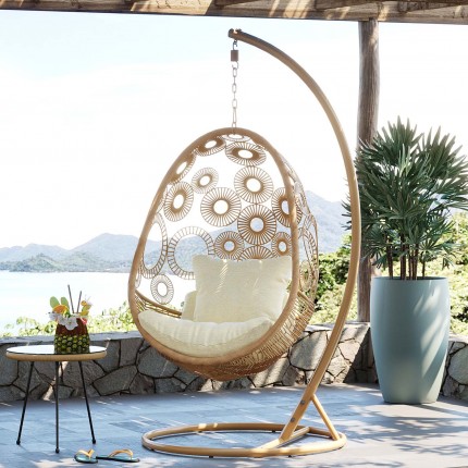 Fauteuil suspendu Ibiza nature Kare Design