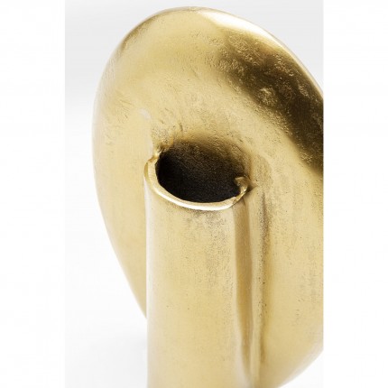 Vase Mezzo Volto 35cm doré Kare Design