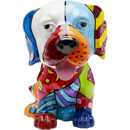 Figurine décorative Dog Patchwork 35cm