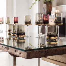 Smoked wine glasses - Innocent - Kare Design