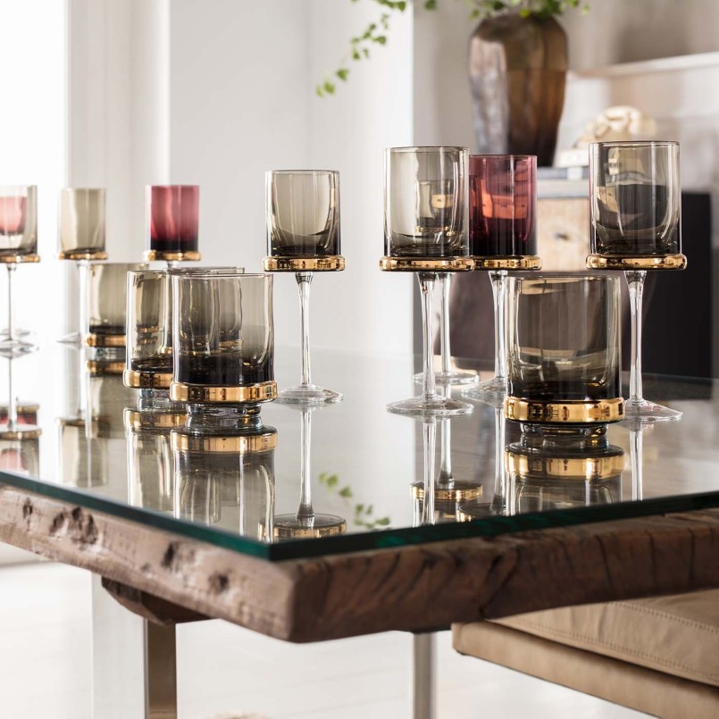 Verres à vin fumés - Innocent - Kare Design