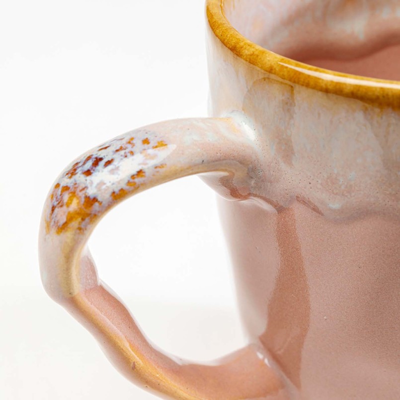 Pink stoneware mugs - Nala - Kare Design