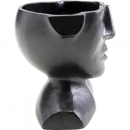 Vase Rostro noir 17cm