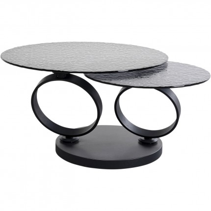 Table basse Beverly Bubble noire Kare Design